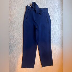 Babaton Navy High-Waisted Pants